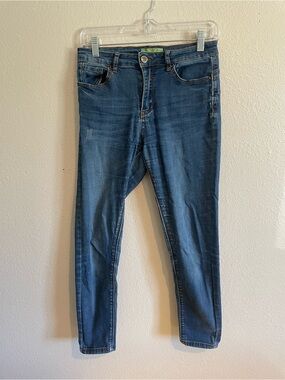 Wax Jean “Butt I Love You” Dark Blue Skinny Jeans with Stretch